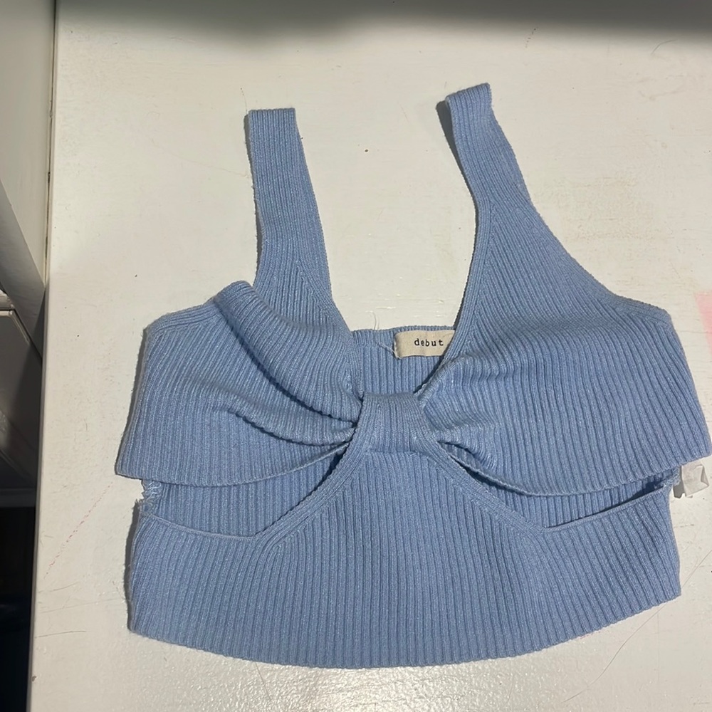 Debut Blue Tank; size S/M